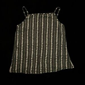 Striped Floral Tank Top